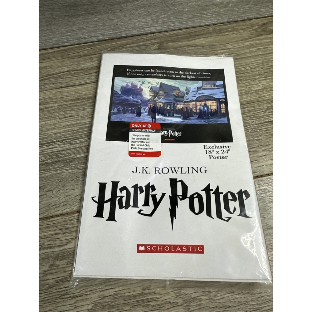 Harry Potter Poster Target Exclusive Scholastic 18" by 24" Sealed‎ Hogsmeade